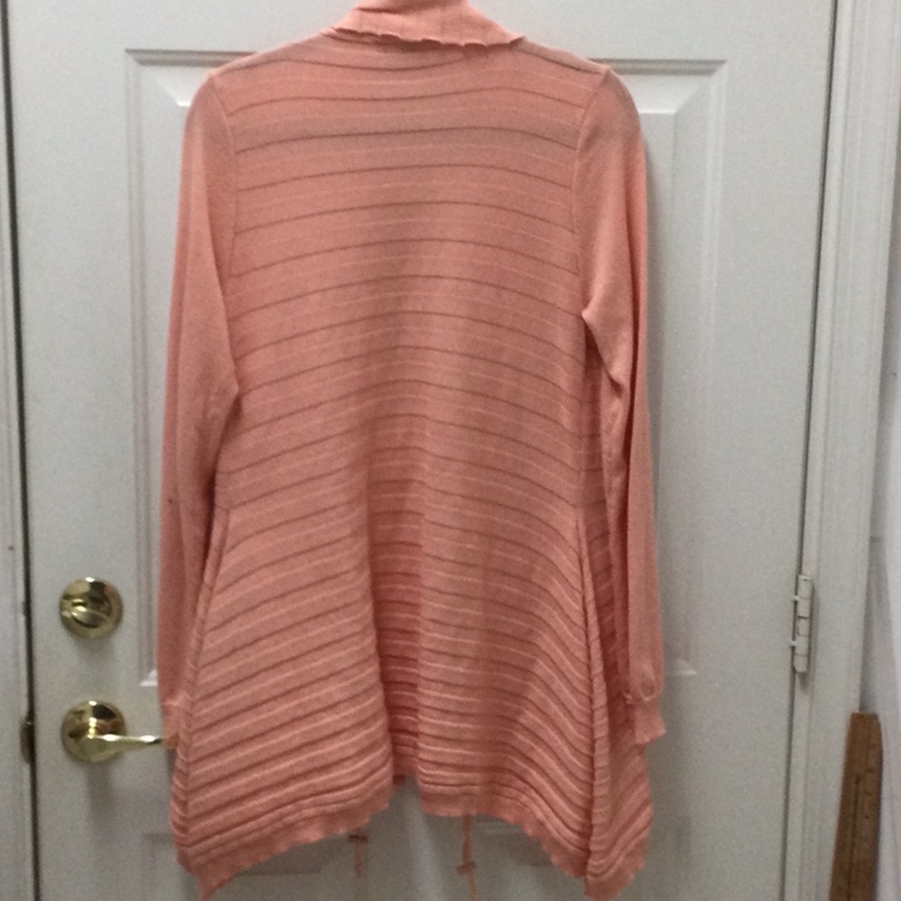 Sweater Open With Ruching Strings - image 2